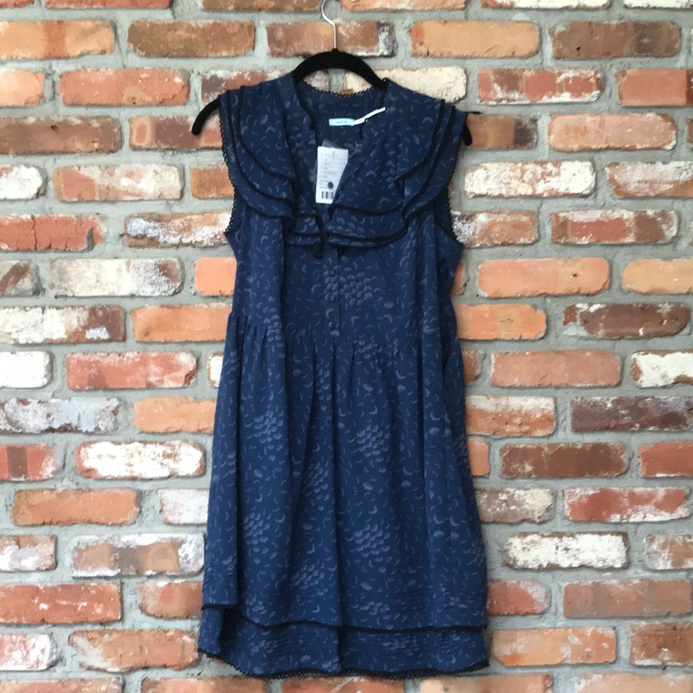 Kimchi Blue Layered Navy Dress